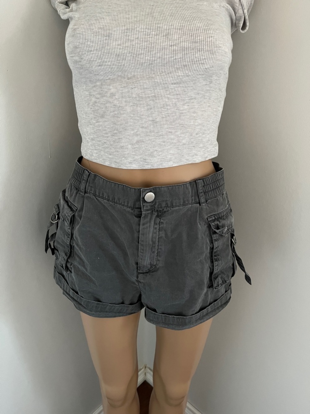 BDG Urban Outfitters Women's Gray Cargo Shorts